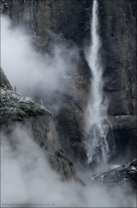 Верхний водопад Йосемити (Upper Yosemite Falls), Калифорния, США